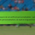 Crampons de sol artificiel personnalisables : options de personnalisation, de style et d’ajustement