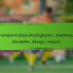 Crampons doux écologiques : matériaux durables, design, impact