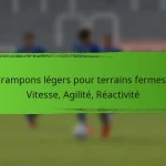 Crampons légers pour terrains fermes : Vitesse, Agilité, Réactivité
