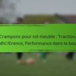 Crampons pour sol meuble : Traction, Adhérence, Performance dans la boue