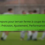 Crampons pour terrain ferme à coupe étroite : Précision, Ajustement, Performance