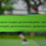 Crampons souples personnalisables : designs uniques, personnalisation, ajustement